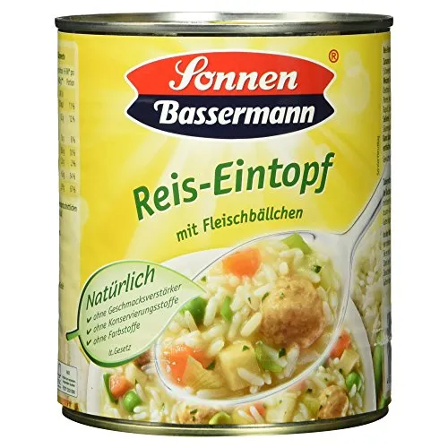 Sonnen Bassermann Reistopf mit Fleischbeilage 800g
