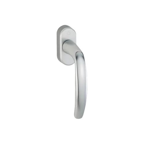 Hoppe Atlanta Alu. F1 Fenstergriff Secustik/VarioFit - Hochwertiger Fenstergriff aus Aluminium für verschiedene Fensterarten mit geprüfter Qualität. Stiftlänge 32-42 mm, nicht abschließbar und ideal für Aluminium- und Holzfenster.
