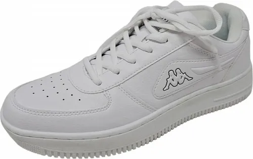 Kappa Bash 2425331014 (37/wht) - Sneaker im sportlichen Retro Design mit optimaler Passform, gepolstertem Einstieg und rutschhemmender Gummisohle - ideal für den Alltag.