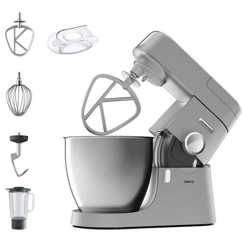 Kenwood KVL4110S Chef XL - 1200 W Küchenmaschine in Silber, 6,7 l Edelstahl-Schüssel, ideal zum Kneten und Rühren, versandkostenfrei!