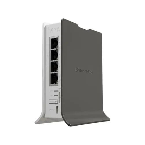 MikroTik Hap AX Lite: Leistungsstarker Dual-Band Router - Router mit Wi-Fi 6 Technologie für blitzschnelle Internetverbindung und hohe Reichweite, ideal für moderne Haushalte.
