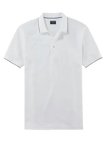 OLYMP Herren Polo-Shirt Langarm Casual - Poloshirt für Herren im Regular Fit, aus pflegeleichtem Pikee-Material, ideal für lässige Anlässe und den Alltag.