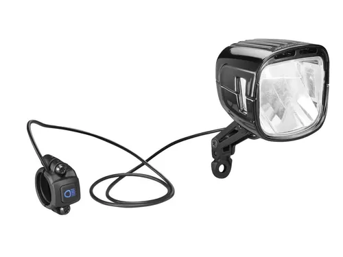 Busch & Müller IQ-XL E High Beam eBike Scheinwerfer - Fahrradbeleuchtung mit neuester LED-Technologie für optimale Sichtbarkeit und Sicherheit beim Fahren bei Dunkelheit.