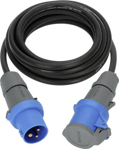 Brennenstuhl 1168650605 Verlängerungskabel 5m CEE - Robustes Caravan-Verlängerungskabel von Brennenstuhl, ideal für Camping und den Außeneinsatz. Mit IP44 Schutz für hohe Zuverlässigkeit und Gummi-Neopren Kabelqualität.