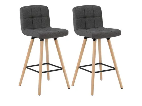 Woltu Barhocker (2 St) in grau von WOLTU