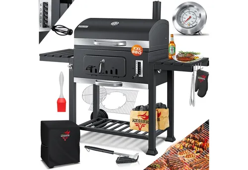 KESSER® Grillwagen XXL Holzkohlegrill