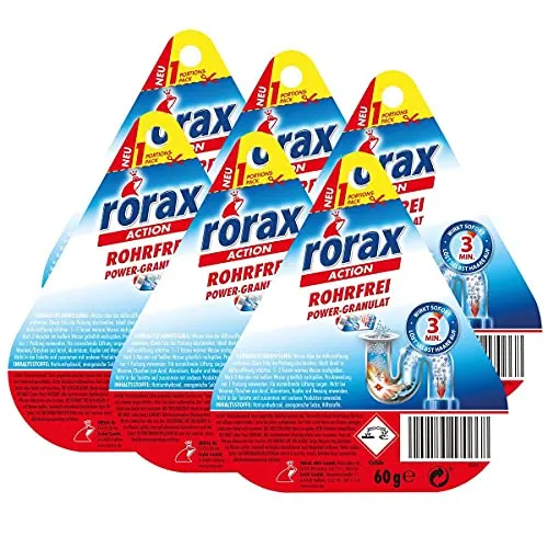 6x rorax Rohrfrei Power-Granulat Portionspack 60g von rorax