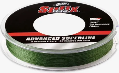 Sufix Braid 832 low vis green 120m 0,18mm 12,0kg