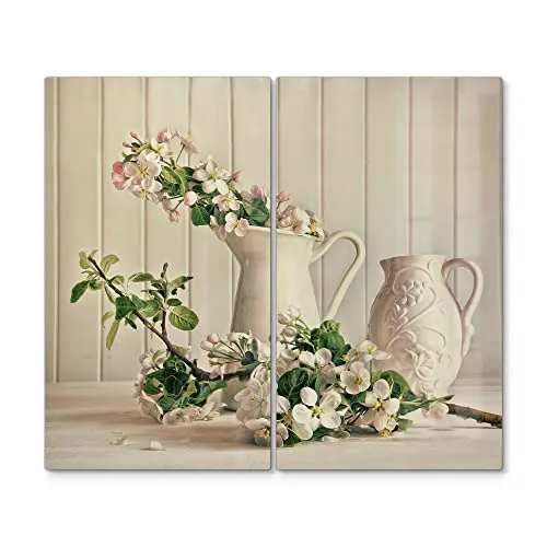 DEQORI Herdabdeckplatten Glas 2er Set von DEQORI