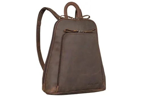 STILORD 'Martha' Lederrucksack für Damen - Eleganter Vintage Rucksack aus echtem Leder mit Anti-Diebstahl-Fach, ideal für City, Arbeit und Reisen. Stilvoll und sicher – Ihr neuer Lieblingsbegleiter!