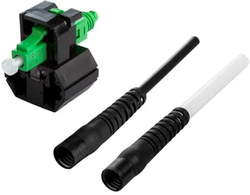 Metz Connect LWL-St.LCAPCOS2 K 2,0+3,0 1509QKJA0010-E(VE10) - Feldkonfektionierbarer LWL-Stecker für Singlemode-Technik, einfache Montage in unter zwei Minuten, ideal für FTTH-Anschlüsse und Reparaturen im Feld.