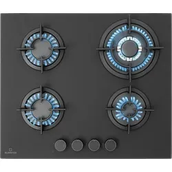 Klarstein Gasherd - 4-flammiges Gaskochfeld für Propan, 8000 W Leistung, sicher und einfach zu bedienen für Küche und Camping