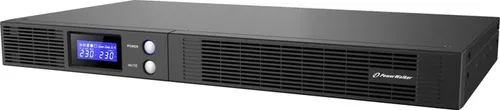 PowerWalker VI 750 R1U - USV mit AVR Funktion, schützt vor Stromschwankungen und sorgt für stabile Stromversorgung
