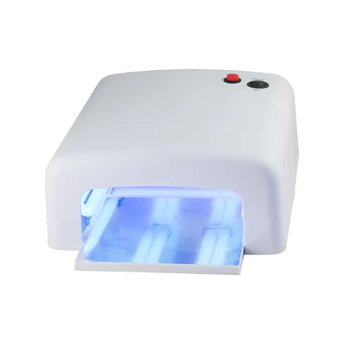 UV Lichthärtungsgerät 36W eckig Weiß UV Lampe Nageltrockner für UV Gel Nägel