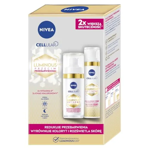 NIVEA 2er Pack LUMINOUS - Tagescreme 40ml und Anticolor-Serum 30ml