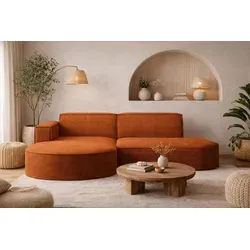 Kaiser Möbel Ecksofa Modena Studio Parma in orange von Kaiser
