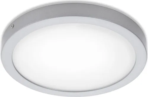 Briloner LED Deckenleuchte 21W 840 NODIM IP20 chrom rund - Moderne Deckenleuchte mit 21W und 2000 lm Lichtstrom, ideal für stilvolle Raumbeleuchtung. Hohe Lebensdauer von 25.000 h und elegante Chrom-Optik machen sie zum perfekten Wohnaccessoire.