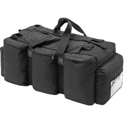 Defcon5 Duffle Bag 100 Liter schwarz - vielseitige Reisetasche - Reisetasche mit 100 Liter Volumen, die als Rucksack genutzt werden kann. Robustes Material, gepolsterte Schulterriemen und wasserdichter Boden sorgen für Flexibilität und Langlebigkeit.