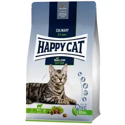 Happy Cat Culinary Adult Trockenfutter für Katzen - Hochwertiges Katzenfutter mit Neuseeland-Muschelfleisch, unterstützt Gelenke und Immunsystem. Ideal für alle Katzenrassen, schmackhafte Sorten wie Lamm, Fisch und Rind.