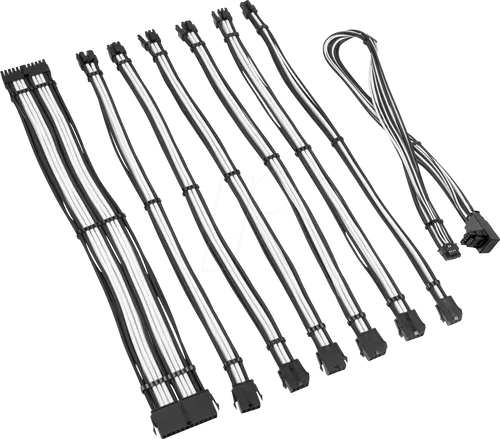 KOLINK 05693 - Kolink Core Pro Kabelset 12V-2x6 Typ 1 - schwarz/weiß