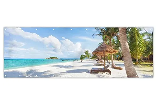 MuchoWow® Balkon Sichtschutzmatte 300x110 cm von MuchoWow