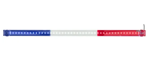 All Ride LED Lichtleiste LKW LED-Lichtleiste in blau, weiß, rot, Fahrerhausbeleuchtung, LED fest integriert, weiß, LKW LED Innenleuchte in den französischen Nationalfarben