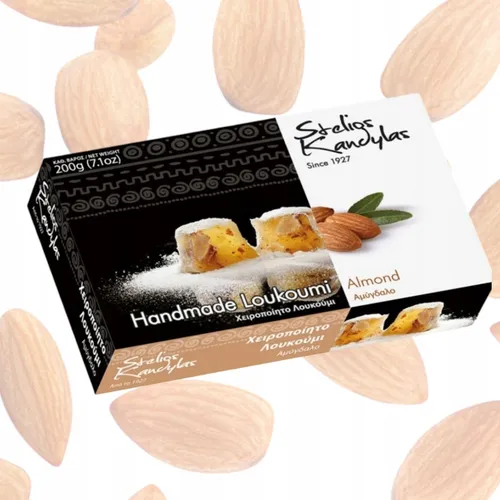 Kandylas Loukoumi Mandelgeschmack 200 g aus Griechenland von Kandylas
