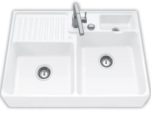 Villeroy & Boch Spülstein Doppelbecken Snow White von Villeroy & Boch