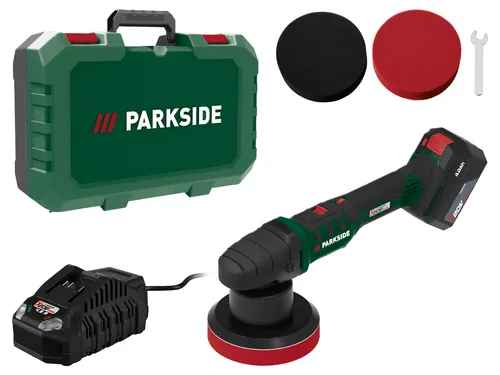 PARKSIDE® 20 V Akku-Poliermaschinen-Starterset »PPMAS 20-Li A2« mit Akku und Ladegerät