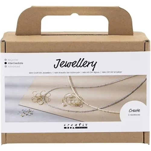 Creativ Mini Bastelset Schmuck, vergoldet, 1 Packung