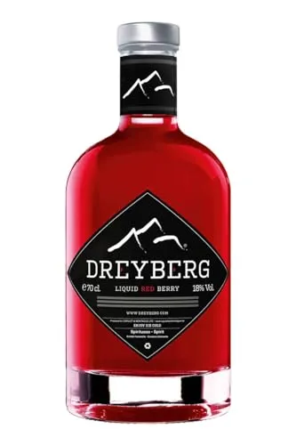 DREYBERG | Liquid Red Berry | Likör auf Wodka-Basis | Fruchtig-Beeriges Aroma | 700ml | 18% vol.