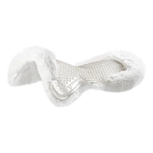 Acavallo Gel Ns-s Massage-s Full Halbpolster Weiß - One Size - Sattelpads mit innovativer Napf- und Noppenstruktur für Massageeffekt und bessere Durchblutung des Pferderückens. Rutschfest, stoßabsorbierend und hautfreundlich für maximalen Komfort.