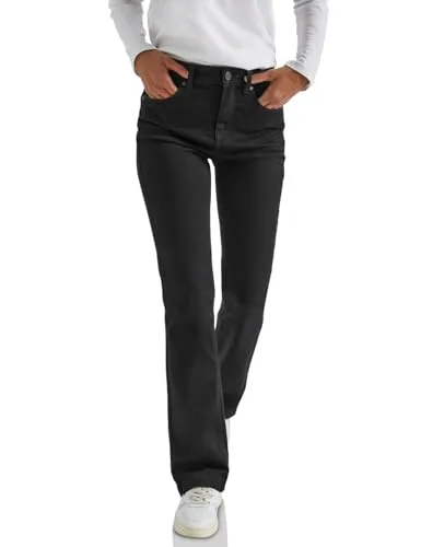 Bootcut-Jeans STREET ONE für Damen, Größe 29 in schwarz von Street One