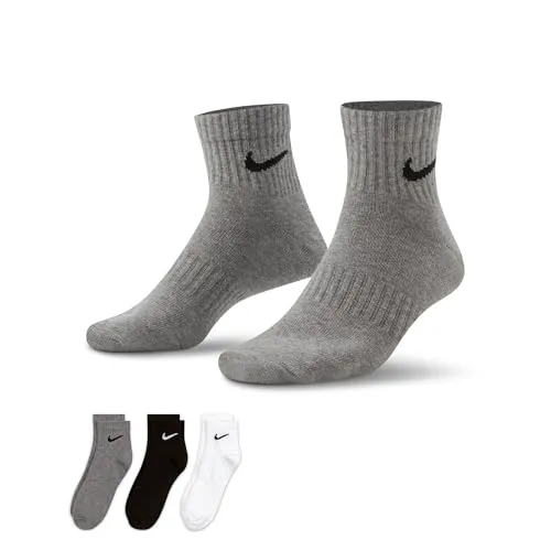 Nike SX7677 Season 2021/22 Sport Socks Unisex white(black)/carbon heather(black)/black(white) M