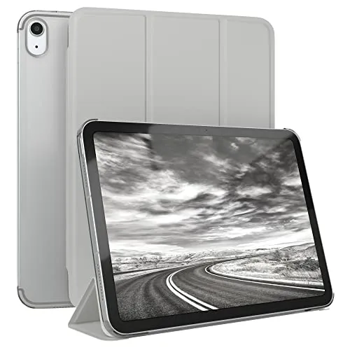 EAZY CASE - Schutzhülle für iPad 10 Generation (2022) Hülle 10.9 Zoll Smart Cover Tablet Case Smartcase zum Aufstellen Klapphülle mit Standfunktion Sleep Wake Up Funktion Tasche Kunstleder Etui Grau