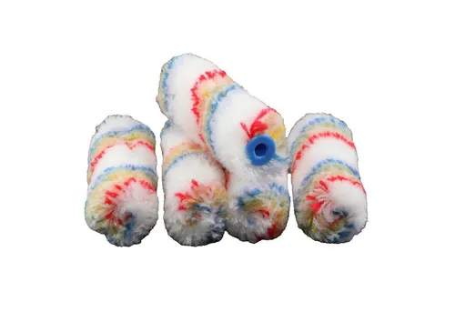 Work plus Farbwalze 5er Set Ersatz Farbroller für unebene Untergründe Farbwalze 100mm