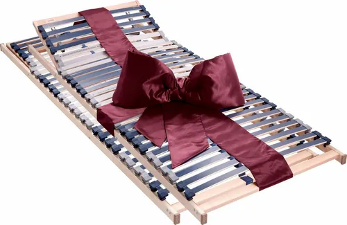 Beco Dura Flex-K Lattenrost 90x200 cm im Doppelpack - Lattenroste für Doppelbetten, manuell verstellbares Kopfteil und spezielle Schulter- und Beckenzone für optimalen Schlafkomfort.