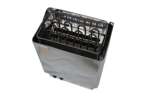 Elektrischer Saunaofen 4,5 kW aus Edelstahl mit integrierter Steuerung
