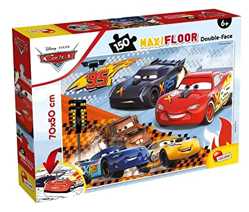 Liscianigiochi 91805 Disney Puzzle Df Maxi Floor 150 Cars, Nicht Zutreffend