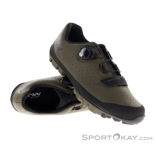 Northwave Hammer Plus Herren Gravelschuhe-Oliv-Dunkelgrün-41,5
