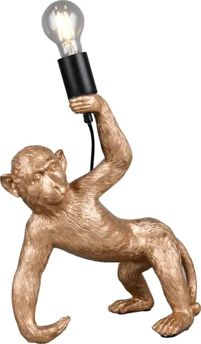 Tischleuchte Beistelllampe Leselampe gold in gold von Reality Leuchten