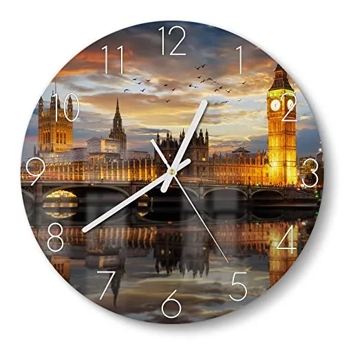 Wanduhren Blau von DEQORI