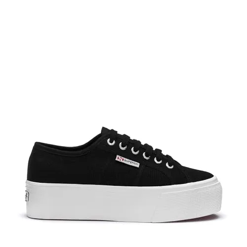 Superga Damenschuhe, Schwarz, 38 EU