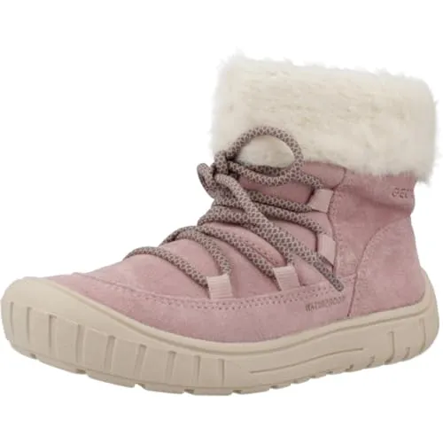 Geox Baby-Mädchen B OMAR Girl WPF A Ankle Boot, Old Rose, 20 EU - Baby Stiefel für Mädchen, atmungsaktiver Ankle Boot von Geox, ideal für aktive kleine Füße bei jedem Wetter.