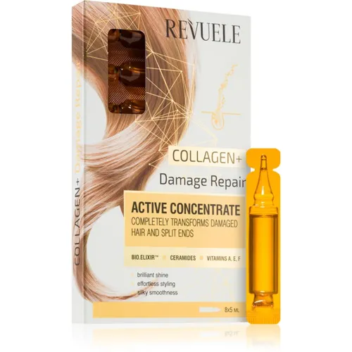 Revuele Active Hair Concentrate Collagen+ Demage Repair Ampulle Für extrem strapaziertes Haar 8x5 ml
