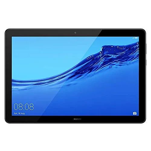 Huawei Mediapad T5 16 GB Wifi - Schwarz - Tablet mit 10,1 Zoll Full-HD Display, leistungsstarkem Kirin 659 Prozessor und 5.100 mAh Akku für bis zu 680 Stunden Standby. Ideal für Multimedia und unterwegs.