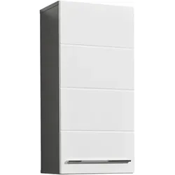 Hängeschrank HARPER GERZE 34x66 cm – Grau - Moderner Hängeschrank für das Badezimmer, platzsparend und stilvoll mit einer Höhe von 66 cm, ideal für kleine Räume.