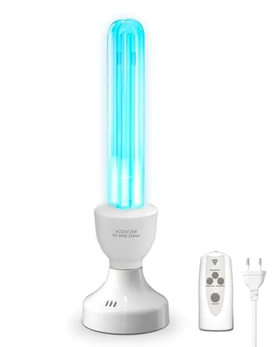BrightArk Desinfektionslampe mit Ozon und Fernbedienung 25W