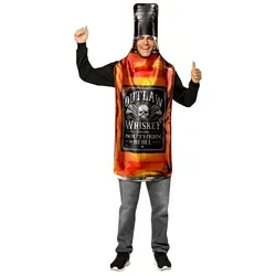 Rasta Imposta Get Real Whiskey-Flasche für Herren in orange von Rast Imposta