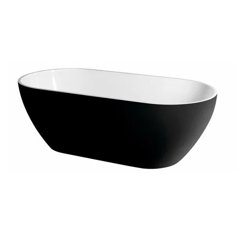 REDUTA Freistehende Badewanne 171x81x46cm, weiss - Elegante freistehende Badewanne aus Mineralguss, ideal für luxuriöse Badezimmer. Mit einem Fassungsvermögen von 351 Litern bietet sie ein entspannendes Badeerlebnis.